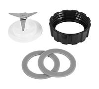 Sirxlevcy Replacement Parts for Blender Blades with Blender Base Bottom Cap and 2 Rubber O Ring Sealing Ring Gasket