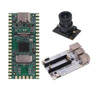 Sirxlevcy RISC-V Milk-V Duo Development Board+2MP CAM GC2083+USB HUB Expansion Board Support Linux for IoT Enthusiasts DIY Gamers Computer Parts