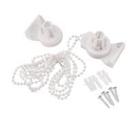Sirxlevcy Roller Blind Fittings Kit, Roller Blinds Brackets with Beaded Chain, Curtain Roller Accessories for Replacement