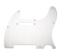 Sirxlevcy Silver 8 Hole Guitar Pickguard Metal Pick Guard for Standard Pickguard Replacement