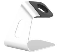 Sirxlevcy Smartwatch Holder Stand Universal Charger Dock For For 42Mm 38Mm Aluminum alloy + plastic Portable Charging Station(Silver)