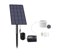 Sirxlevcy Solar Pond Aerator, Aquarium Oxygen Aerator Air Pump Fishing Aerator with Pipe Air Stone
