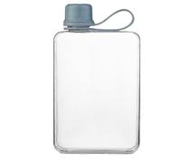 Sirxlevcy Square Water Bottle 500ml Portable Flat Drink Cups Slim Cold Flask Sports Water Bottle Summer Water Flask for Hiking A