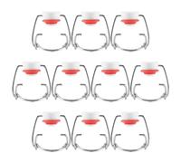 Sirxlevcy Swing Top Glass Bottle Caps Flip Beer Bottle Swing Cap for Style Beer Bottle Beer,Soda Bottles,Homebrewing 10Pcs