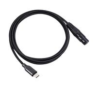 Sirxlevcy USB Type C To XLR Adapter Type C Male To 3 Pin XLR Female Microphone Cable Connector Computer Audio Data Cable 3 Meters