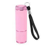 Sirxlevcy UV 9 LED Nail Lamp,Professional Dryer Curing Gel Polish Light Handheld Dryer Flashlight Professional Nail Art Tools,Pink