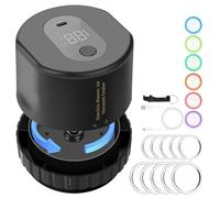 Sirxlevcy Vacuum Sealer, Wide Mouth and Regular Mouth Canning Lid Machine Kit for Food Storage Black