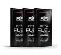 SIS Beta Fuel 80 Dual Source Energy Drink Powder - 80g Carbs Per Serving - Pack of 3 Sachets (Pack of 3 Sachets, Strawberry & Lime)