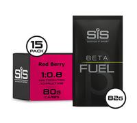 SIS BETA Fuel Drink 82g Sachets Sports Energy Powder Red Berry Box of 15