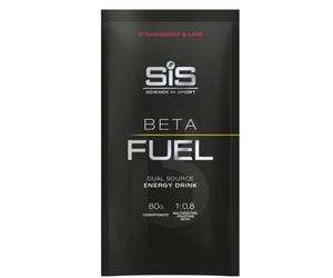 SIS Beta Fuel Energy Gel Sachet 80g - Strawberry Lime for Endurance Running