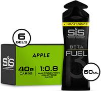 SIS Beta Fuel Gel+ Nootropics 6pk - Apple