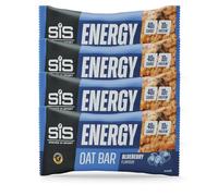 SiS Energy Oat Bar - Sports Bar with 40g Carbs & 10g Protein - Natural Fibre, Informed Sport Certified - Convenient On-the-Go Snacks - Pack of 4 70g Bars (Pack of 4, Blueberry)