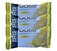 SIS GO Energy Bake 3 Pack - Soft-Filled Endurance Fuel - 30g Dual-Source Carbohydrate 2:1 Glucose:Fructose - 3.5g Protein - Pocket-Ready Snack Cycling Running Triathlon (3 Pack, Lemon)
