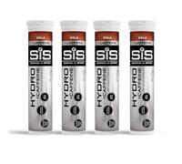 SiS Hydro Electrolyte Tablets - Effervescent Hydration - Virtually Calorie-Free - Informed-Sport Certified - Dissolves in 500ml Water - 20 Tabs Per Tube (4 Tubes, Cola w/Caffeine)