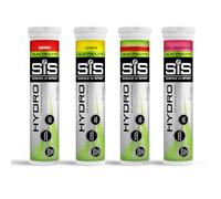 SiS Hydro Electrolyte Tablets - Effervescent Hydration - Virtually Calorie-Free - Informed-Sport Certified - Dissolves in 500ml Water - 20 Tabs Per Tube (4 Tubes, Mixed Bundle)