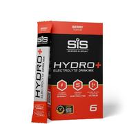 Science in Sport Hydro+ Electrolyte Drink Mix, Berry, 6 Sachets | Precision Performance Hydration, Five Key Electrolytes and Vitamins C, B6 & B12, Vegan Sports Hydration