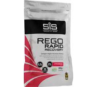 Science In Sport REGO Rapid Recovery Protein Powder, Strawberry Protein Powder with Added L-Leucine, Vitamins and Minerals for Muscle Recovery, 10 Servings, 500g