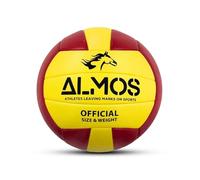 SISA Match Training Volleyball - for Club Match, Indoor and Outdoor, Professionals, Beach Play, Practice | For Adult, Women, Men, Youth Juniors | 18 Panel, Fabric Wrapped Butyl By Almos |