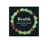 Sisadodo Attract Money Health Luck Bracelet Good Luck Bracelet for Wealth Career Love Bracelets Birthday Christmas Gifts for Women Men, S, Stone, no gemstone