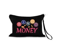 Sisadodo Bingo Lovers Travel Toiletry Bag for Women Men Cosmetic Makeup Storage Bag for Gambling Player Lover Small Neon Bingo Dabber Pouch for Casino Lovers Christmas Birthday Gifts Bag for Gambler