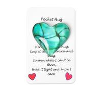 Sisadodo Birthday Gift for Women Girls Daughter Pocket Hug Heart Token Gifts for Granddaughter Mom Long Distance Relatioship Gifts for Grandma Thinking of You Gift for Grandma Wife Gifts Pink