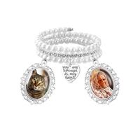 Sisadodo Bouquet Memorial Photo Charm for Wedding Bouquet Photo Charm 1 2 3 Pictures Bouquet Charms for Wedding Memory, 3 pictures, S