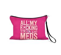 Sisadodo Medical Travel Organiser Bag for Meds Pill Storage Bag for First Aid Supplies Portable Travel Medication Storage Bags for Women Men Funny Medicine Storage Pouch for Handbag Backpack