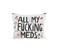 Sisadodo Medication Medical Bag Organiser for Women Men Funny Emergency Kit Bag for School Wedding First Aid Kit Zip Travel Pouch for Pills Medicine Portable Medicine Pouches for Handbag Bags
