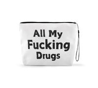 Sisadodo Medication Travel Organiser Bag for Holiday Trips Portable Medical Travel Zip Storage Pouch for Pills Meds Storage Bags for Luggage Handbags Medicine Bag Organiser for Emergency Supplies