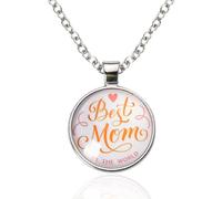 Sisadodo Mom Mother's Day Gifts for Women Mothers I Love You Mom Pendant Necklace for Step Mom Mother Christmas Birthday Gift, S, Metal, No Gemstone