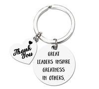 Sisadodo Team Leader Keyring for Women Men Boss Appreciation Gifts for Manager Thank Tou Gifts for Supervisor Manager Birthday Gift for Mentor Coach Keychain Gifts for Colleagues Coworkers Presents