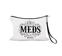 Sisadodo Travel Medication Organiser Bag for Men Women Portable Medical Travel Zip Lock Storage Pouch for First Aid Kit Multifunctional Meds Medicine Storage Bags for Luggage Handbags