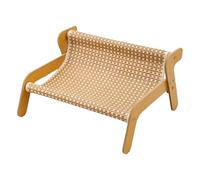 Sisal Cat Chair, Swing Scratching Post, 2-in-1 Cat Scratching Board and Reclining Pet Seat, Wavy Design for Trimming and Comfort Accessories for Dog Owners (B, One Size)