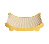 Sisal Cat Graffer Cat Batching Board, Sisal Bed and Scratching Board, Portable Sleeping Cat Bed, Wooden Cat Scratching Jumping Chair, Sisal Scratch Ramp