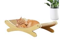 Sisal Cat Scratcher - 47 x 30 x 13 cm Large Wooden Activity Mat, Multifunctional Furniture Protector for Kitten Beds, Durable Cat Scratching Board, Enriching Play Protection for Indoor Use