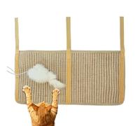 Sisal Cat Scratcher Mat - Pet Kitten Scratch Pad Protector, Natural Fiber, Anti-Slip Furniture Guard with Strong Texture | Scratching Mat for Small Medium Large Cats Home