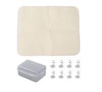 Sisal Cat Scratcher Mat, Sofa Cat Scratch Protector, Large Sisal Hemp Scratching Pad for Couch and Furniture Protection with Easy Install Accessories for Flat Arm Sofas (Short 41.2cm)