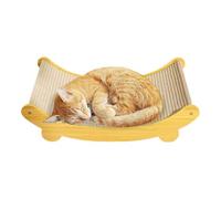 Sisal Cat Scratchers - Sisal Cat Scratch Board | Durable Bed and Ramp for Claw | Reusable Curved Kitty Scratcher, Large Indoor Cat Scratching Pad for Little Ones