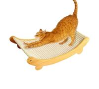 Sisal Cat Scratching Board - 39 x 32 cm Solid Beech Wood & Sisal Pad Cat Scratching Post, Furniture Protection Training Aid | Scratch Practice For Indoor Kittens Adult Companions Relaxation Areas