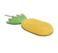 Sisal Cat Scratching Pad, Door Hanging, Wear-Resistant, Natural Sisal Rope and EVA Material, Ideal for Small to Large Breeds(Yellow,43X17cm)