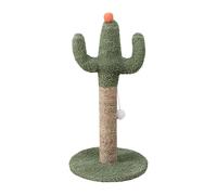 Sisal Cat Scratching Post, Cat Scratching Post - Tower | Green Cactus Cactus, Vertical Natural Kitten Scratch Poles, Stable Nail Poles For All Indoor Kittens