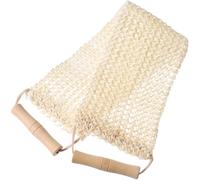 Sisal Hemp Body Exfoliating Cloth Foldable Beige Bath Towel