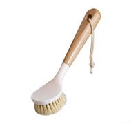 Sisal Pot Brush with Wood Handle Non-Scratch Scrubber(Round head)