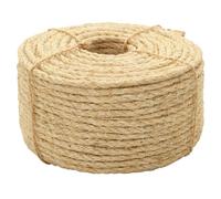 Sisal Rope 100% Natural Beige 8mm x 500m Durable Indoor Outdoor Craft Heavy Duty