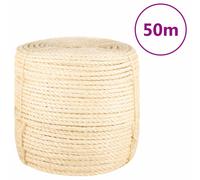 Sisal Rope 8mm x 50m Natural 100% Sisal Heavy Duty Gardening & DIY Durable Twine