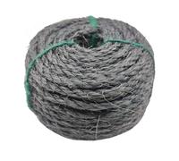 Sisal Rope for Cat Cactus Scratching Post 6 mm x 20 m, Cat Rope for DIY Cactus Scratching Post & Repair Cat Scratches, Grey