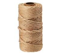 Sisal Rope for Cat Scratcher, Sisal Rope, 328FT/100M Extra Long Natural Cat Scratching Sisal Rope 6MM Thick Cat Scratch Rope DIY Jute Rope for Scratch Posts, Cat Trees Replacement Repair