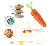 Sisal Rope Teething Toy for Boredom Relief, Mental Bonding Activity Fun Cats Chew Toy