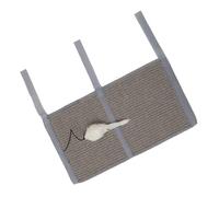 Sisal Scratching Mat for Cats - Portable Table Leg Post with Fastening, Furniture Protection, Thickened, Wear-resistant Nail Protection, Wrap Around Board, Indoor Home Apartment, 9.84 x 19.69 x 0.2