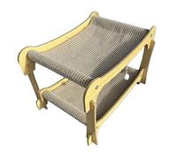 Sisal Scratching Paddle - Dual Purpose Cat Scratching Board, Kitten Cat Bed for Adults, Indoor Furniture Protection Device, Sofa Couch Saver Carpet | Post